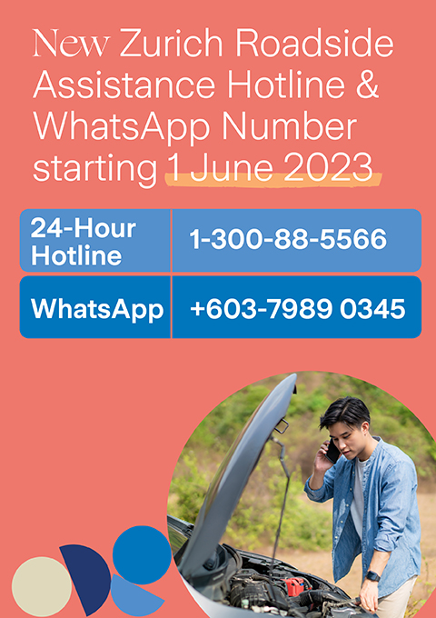 New Zurich Roadside Assistance Hotline and WhatsApp